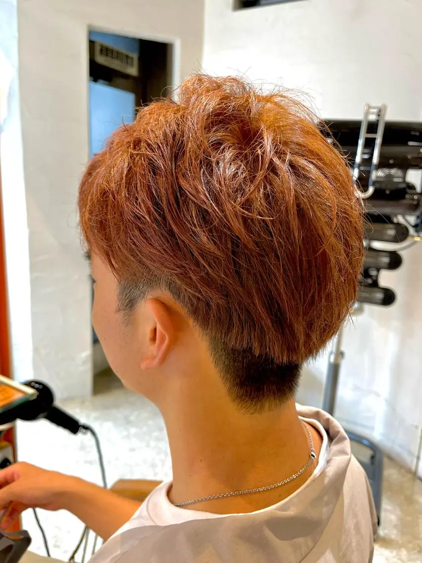 ショート カラー カット ヘアカラー トリートメント うしだ かおるのヘアスタイル