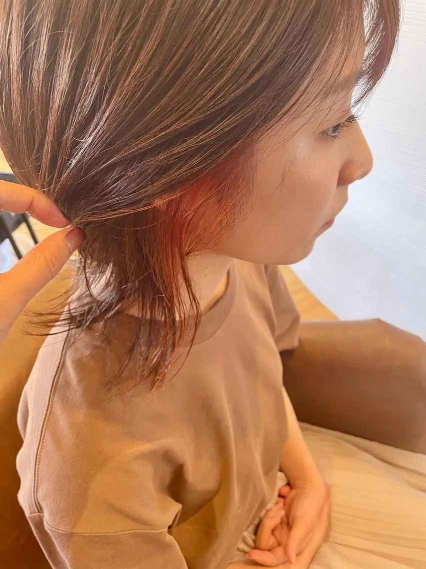 ミディアム ヘアカラー 北九州美容室 🕊️わかな✂︎のヘアスタイル