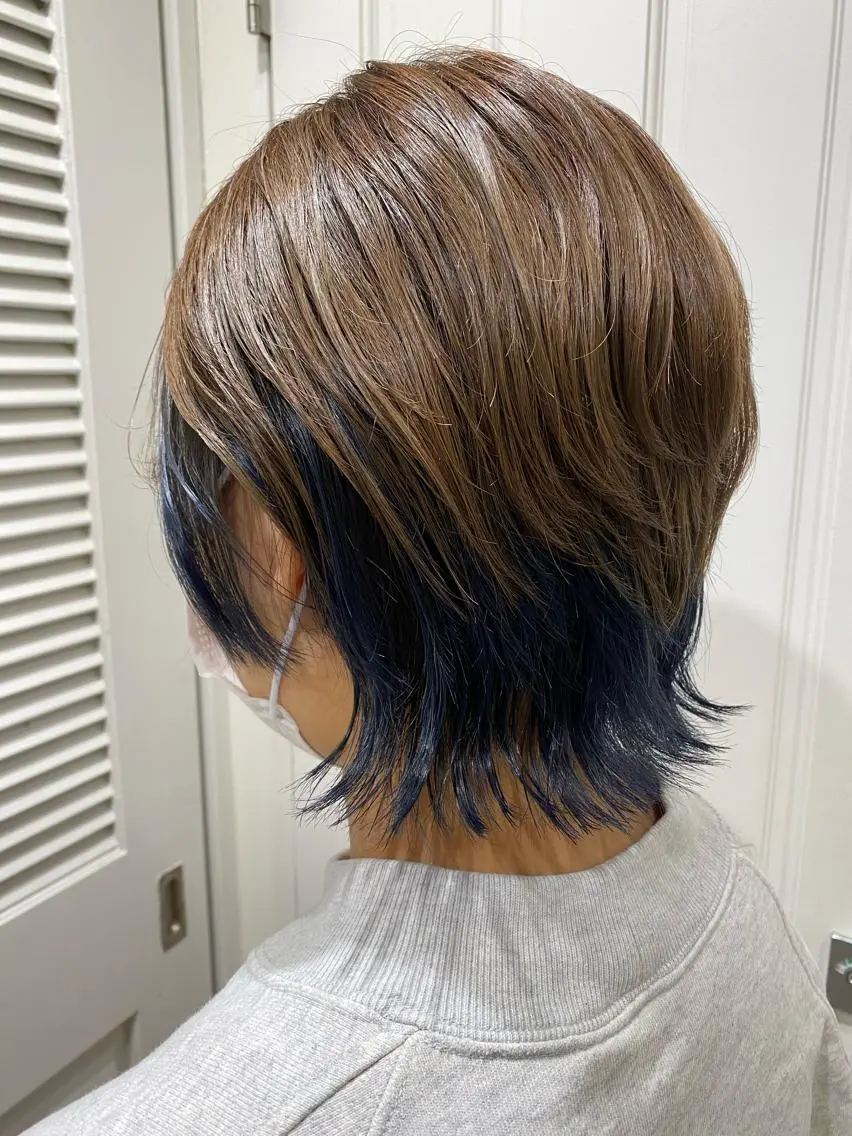 ショート カラー ヘアカラー kawabe maikoのヘアスタイル