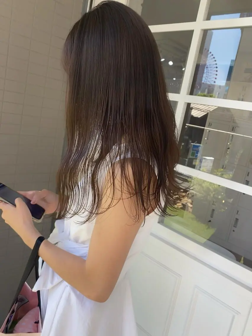 ロング カラー ヘアアレンジ 🧡梅田ハイトーン カラー🧡runaのヘアスタイル