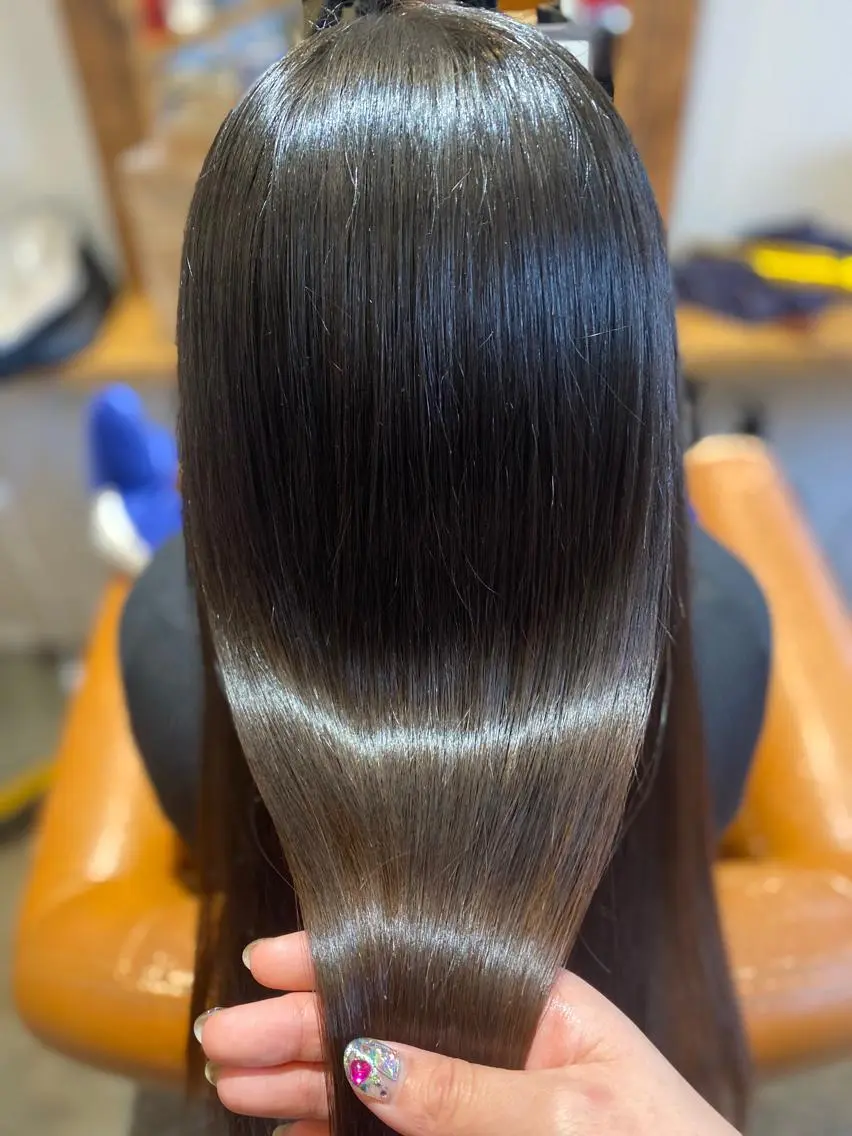 ロング 髪質改善×矯正🫧 韓国ヘアasamiのヘアスタイル