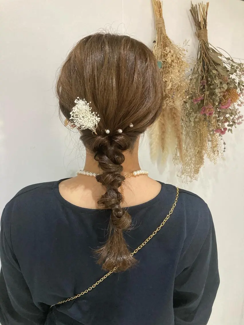 ロング ヘアセット ヘアメイクサロン viviのヘアスタイル