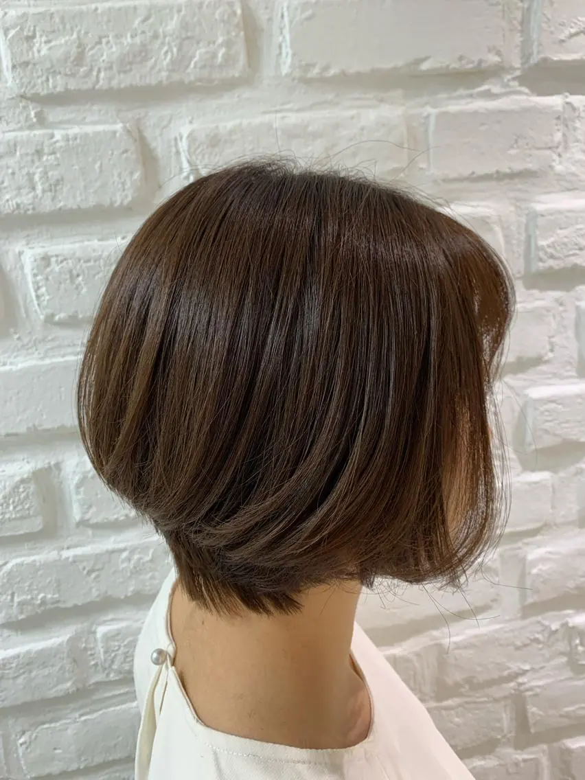 ショート ショートボブ 丸みショート ボブ ショートヘア カット 【パーマ特化美容師】 ✂️✨飯田哲也のヘアスタイル