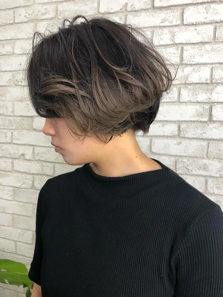 ショート カラー ヘアアレンジ 【池袋/スパイキー ショート】ⓝⓘⓜⓤのヘアスタイル