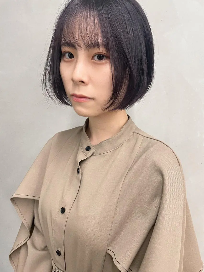 ショート カラー ボブ カット ヘアカラー トリートメント センスをお届けします 大谷将生infpのヘアスタイル