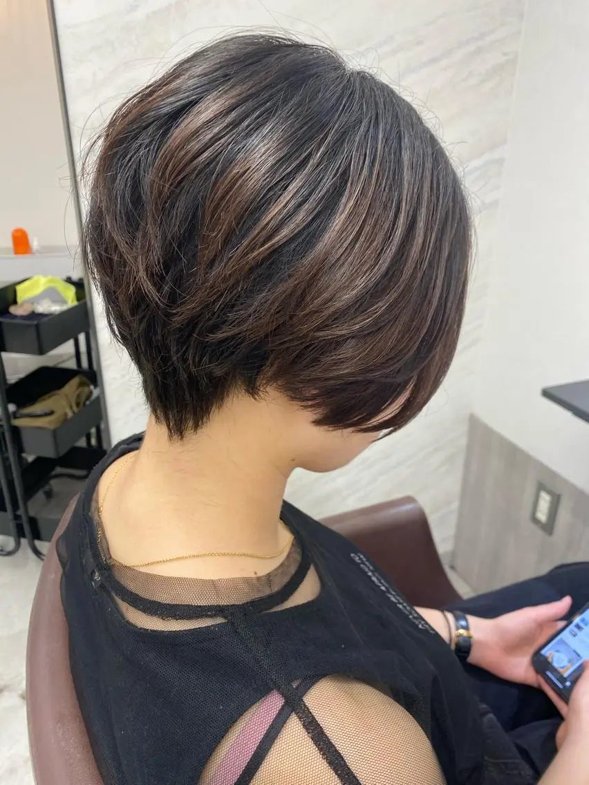 ショート ショートヘア jill by gisel＿のヘアスタイル