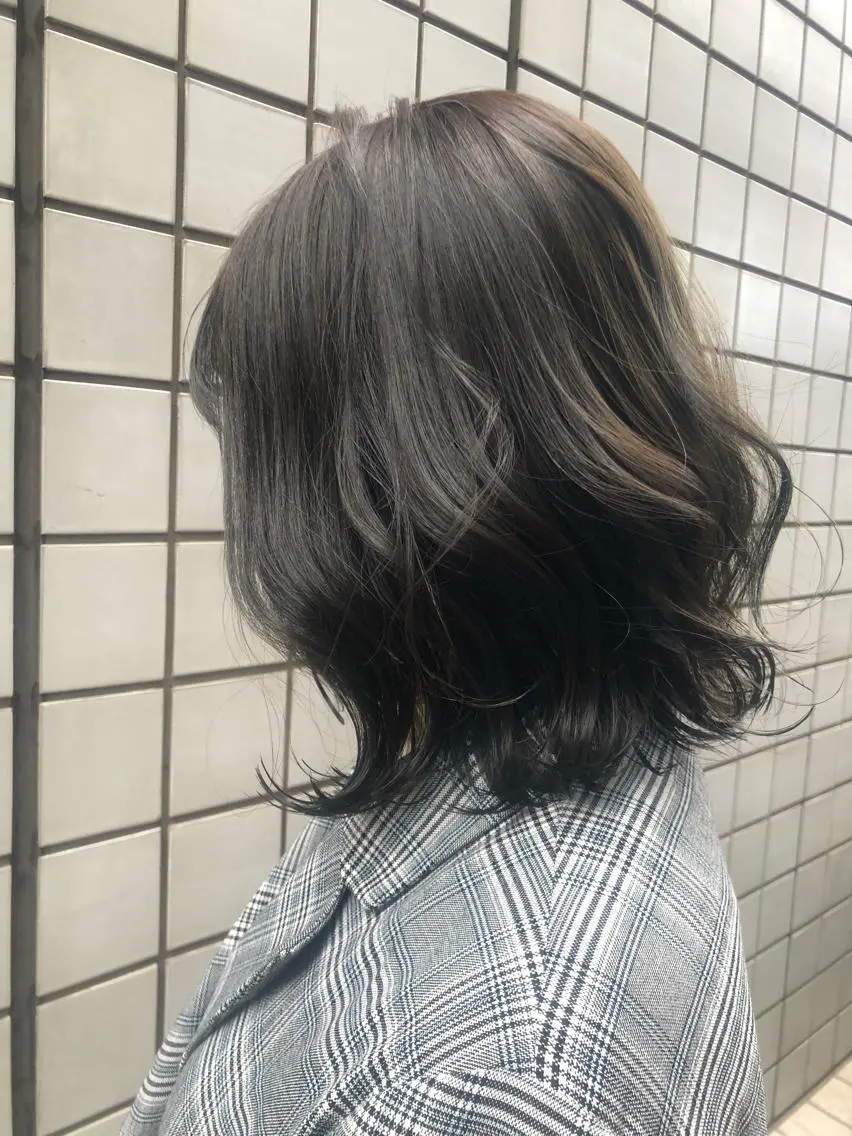 ミディアム カラー 透明感カラー ヘアカラー トリートメント ❤️sai❤️ official❤️のヘアスタイル