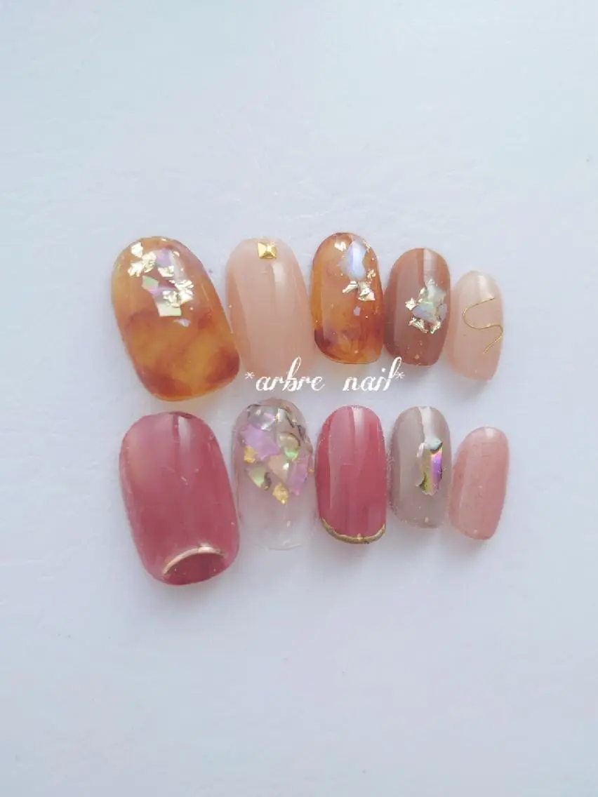 ネイル ✯.。 arbre nail 。✯.のネイルデザイン