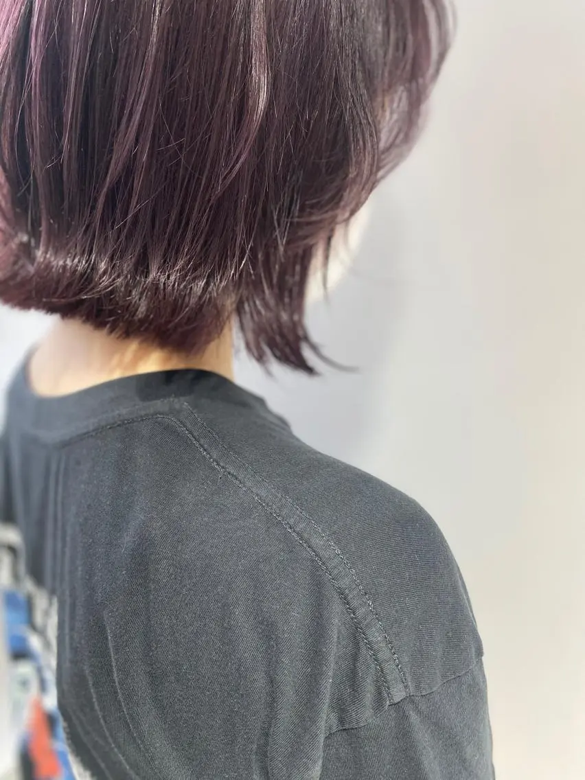 ショート カラー ヘアカラー トリートメント 石井（遠藤） 愛莉のヘアスタイル