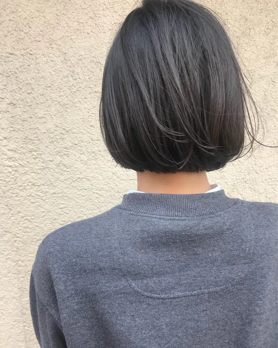 カラー ボブ カット 縮毛矯正 トリートメント 🧼柴田 健太郎🧼のヘアスタイル