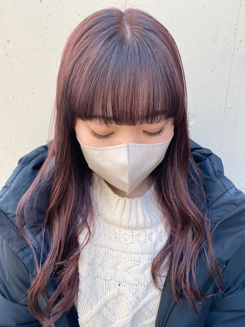 ロング サトウ ナナのヘアスタイル