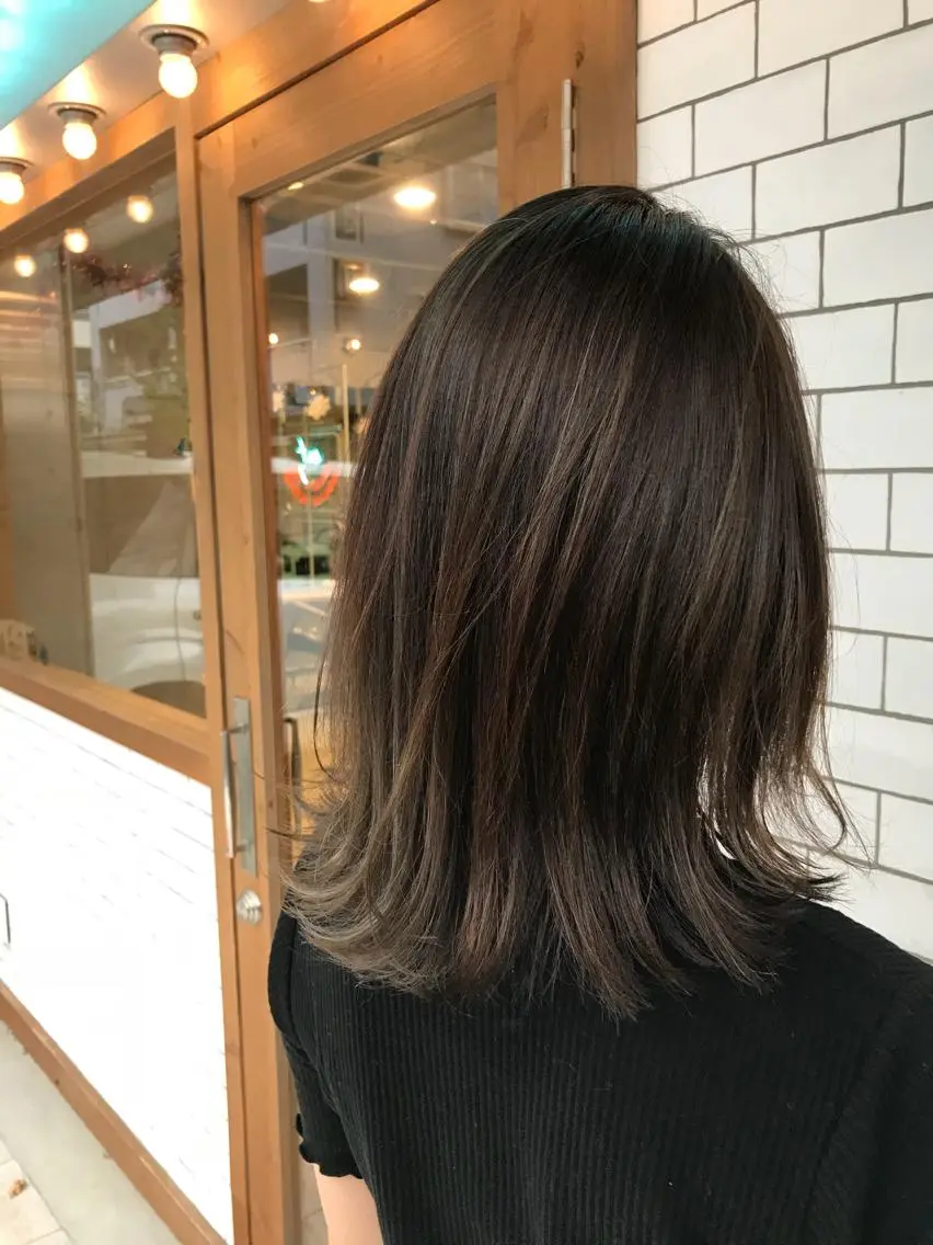 ミディアム カラー ハイライトカラー ハイライト 竹嶌 健吾のヘアスタイル