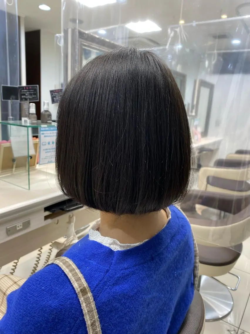 ミディアム 藤本 悠雅のヘアスタイル