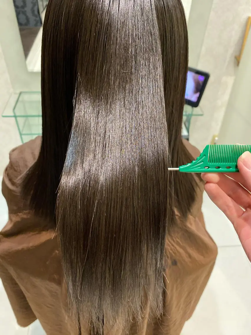セミロング 縮毛矯正 宍戸 海斗のヘアスタイル