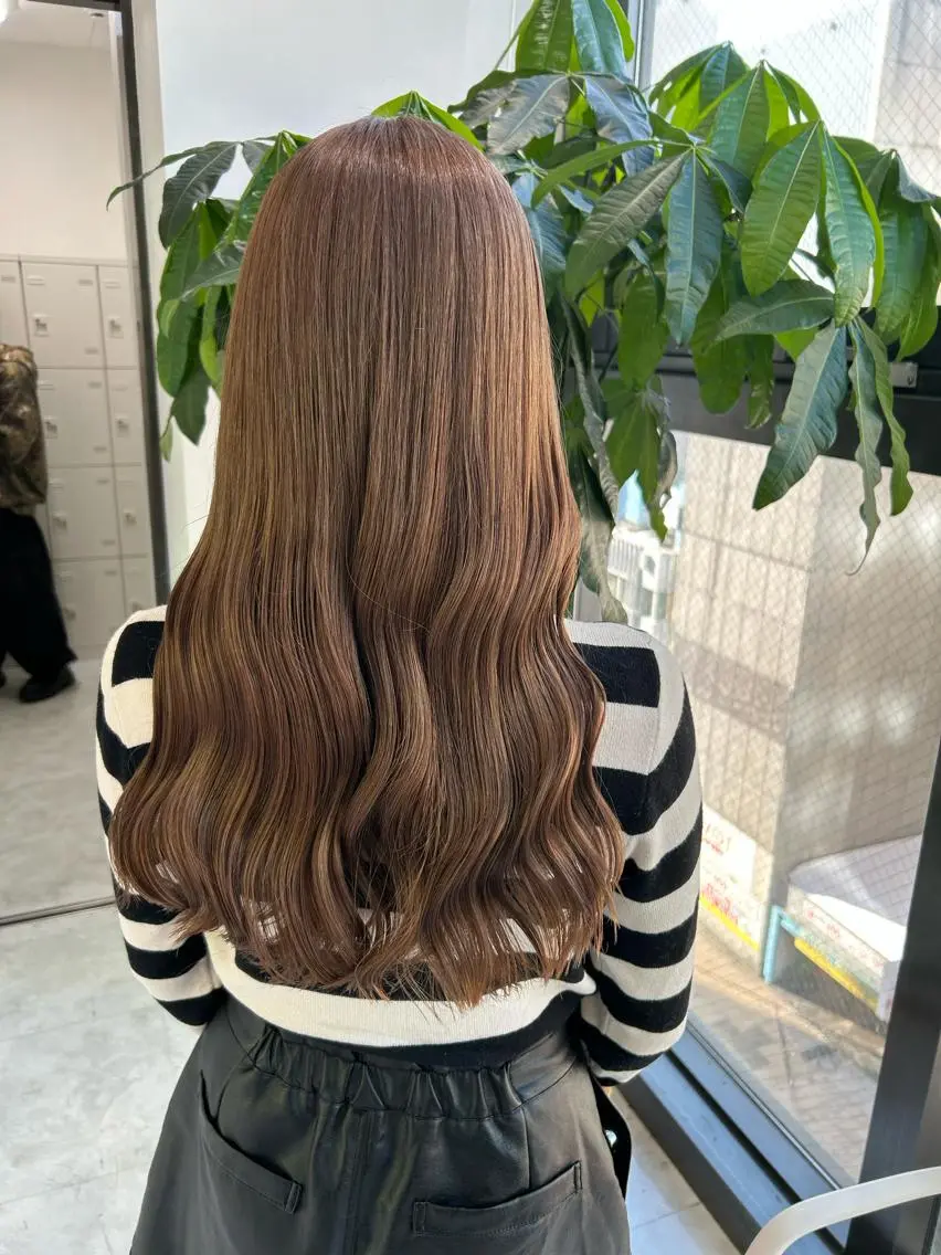 ロング カラー ヘアアレンジ ヘアカラー トリートメント ブリーチなしの達人 🌈KAITOのヘアスタイル