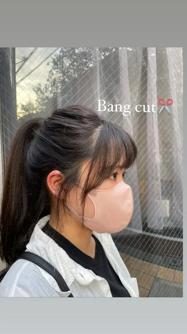 ロング 顔周りカット loely 💞miyuのヘアスタイル