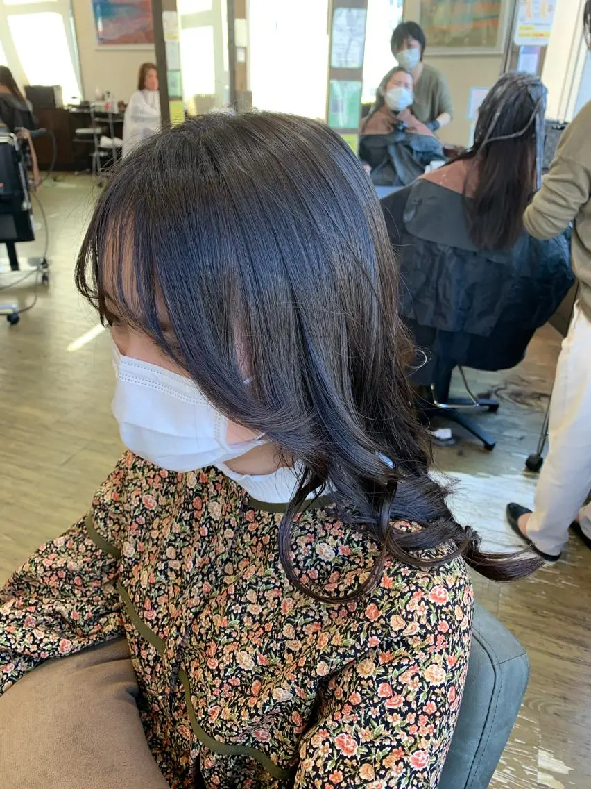 ミディアム カラー カット ヘアカラー トリートメント 中野  淳のヘアスタイル
