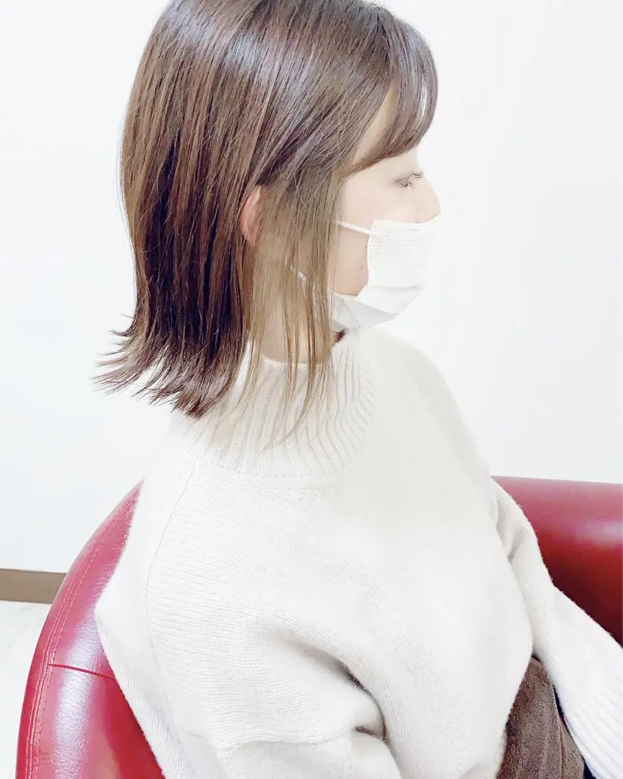 ミディアム カラー インナーカラー YURI ✨のヘアスタイル
