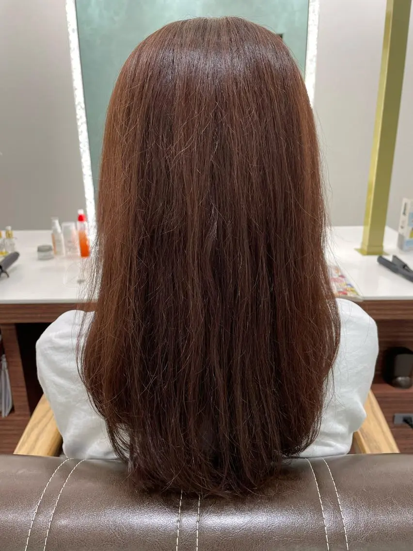 ミディアム カラー ＊ボブモデル＊ 清水菜穂香のヘアスタイル