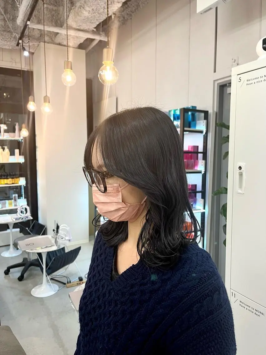 ミディアム レイヤーカット 神原 茉依🩰🪩のヘアスタイル
