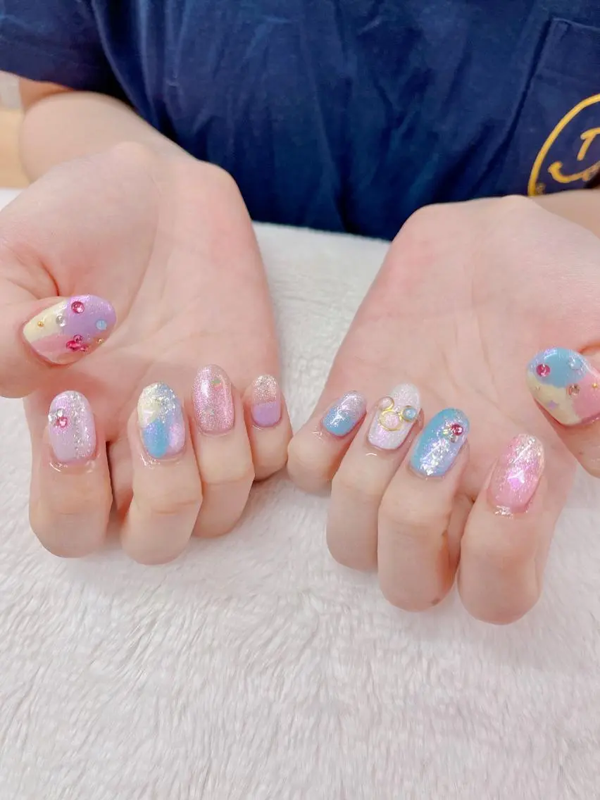 ネイル 持ち込み ハンドネイル ハンドケア kaenail 瑞江のネイルデザイン