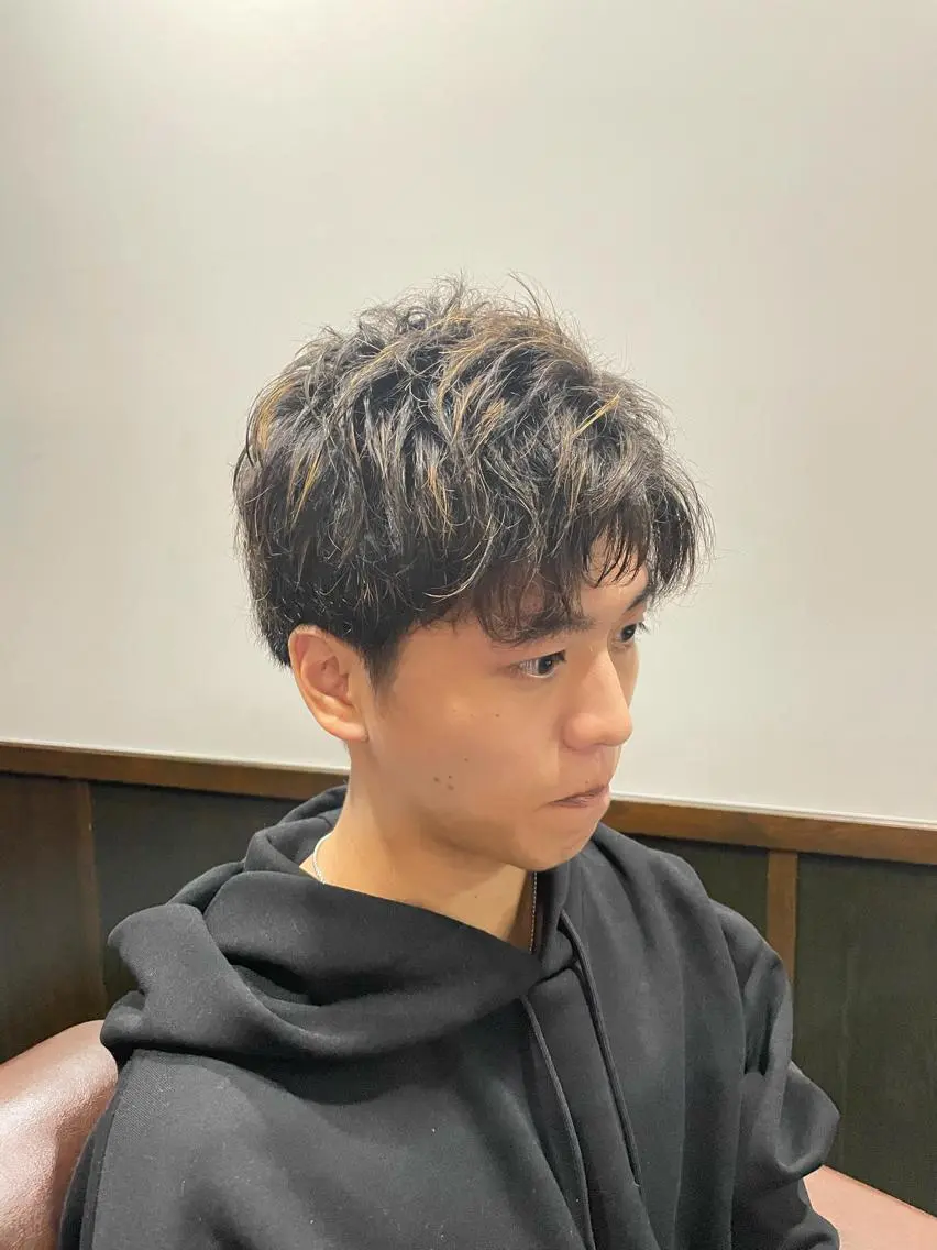 ミディアム メンズ 代表 武田晃英のヘアスタイル