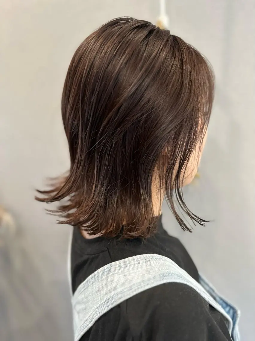 ミディアム ヘアカラー K Harukaのヘアスタイル