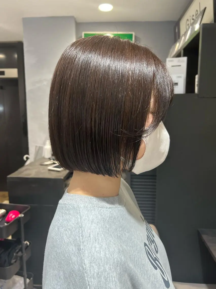 ショート ボブ カット maya🇰🇷韓国 レイヤー/顔まわりのヘアスタイル