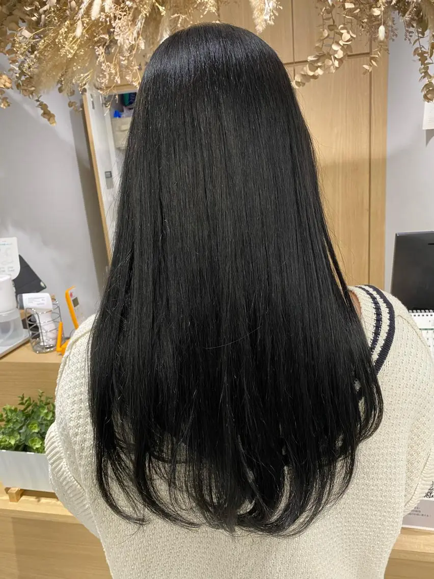 ロング ヘアカラー 巻ける髪質改善🫧ハ イライト/永田汰伊智のヘアスタイル