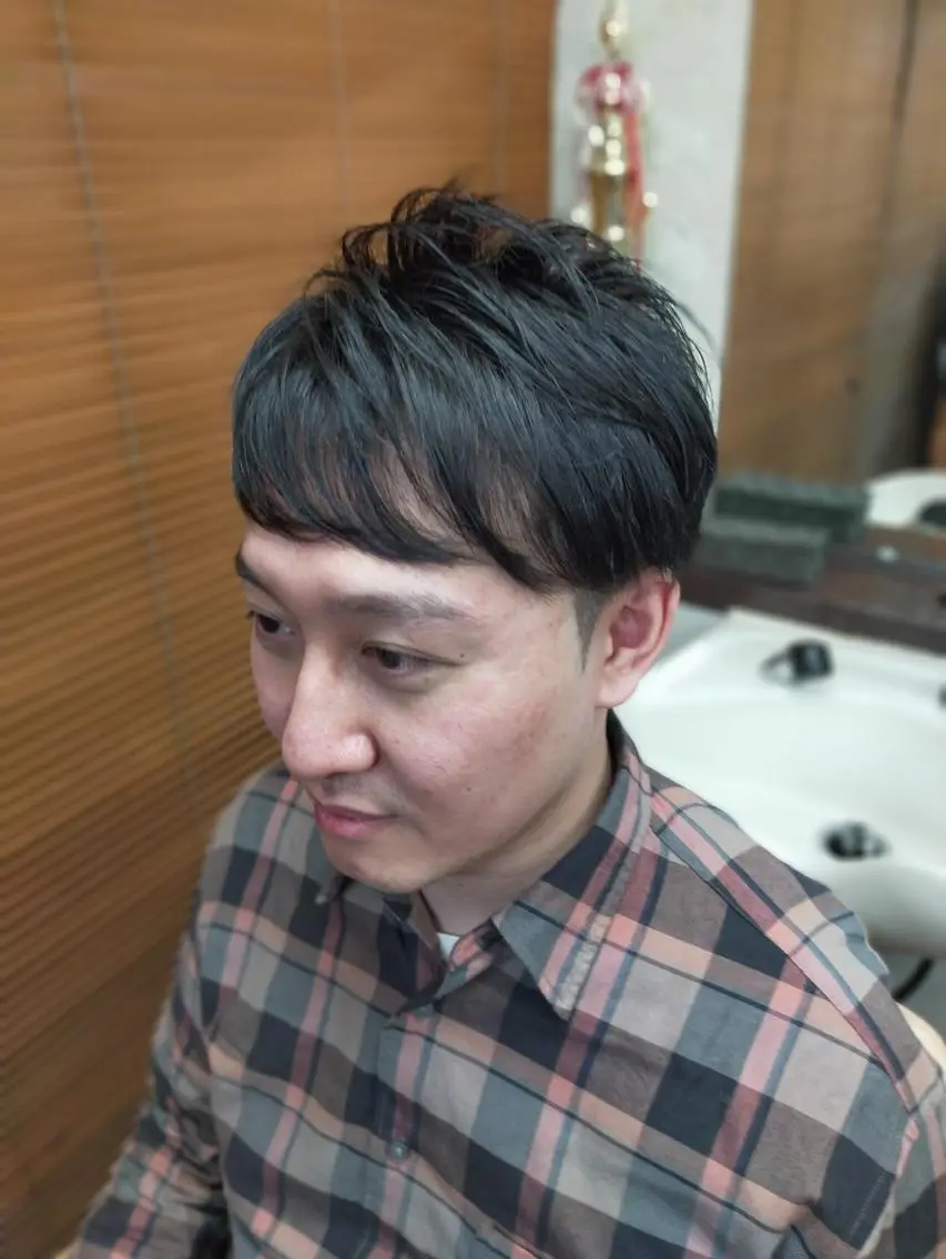 ショート メンズ 男を磨く Barber オオキのヘアスタイル
