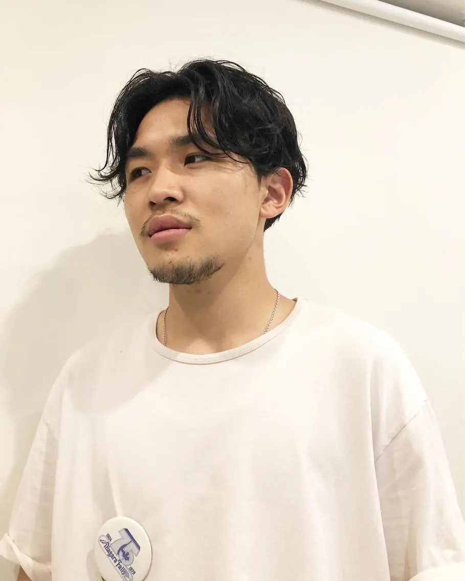 パーマ ヘアアレンジ メンズ カット パーマ トリートメント ヘアセット メンズ特化✂️栗原 侑也のヘアスタイル