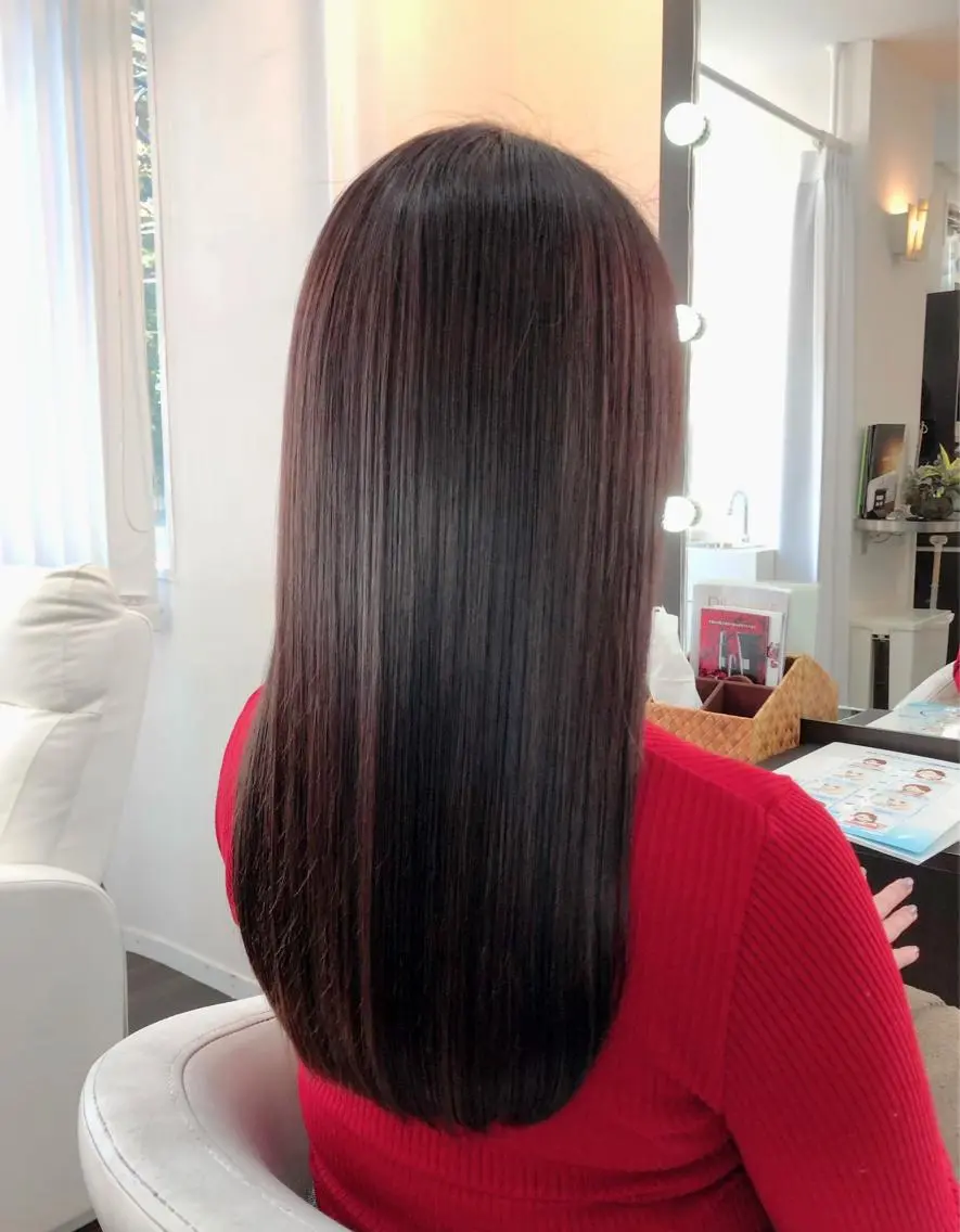 ロング 髪質改善 縮毛矯正 トリートメント 美髪育成salon 髪質改善 FORMAのヘアスタイル