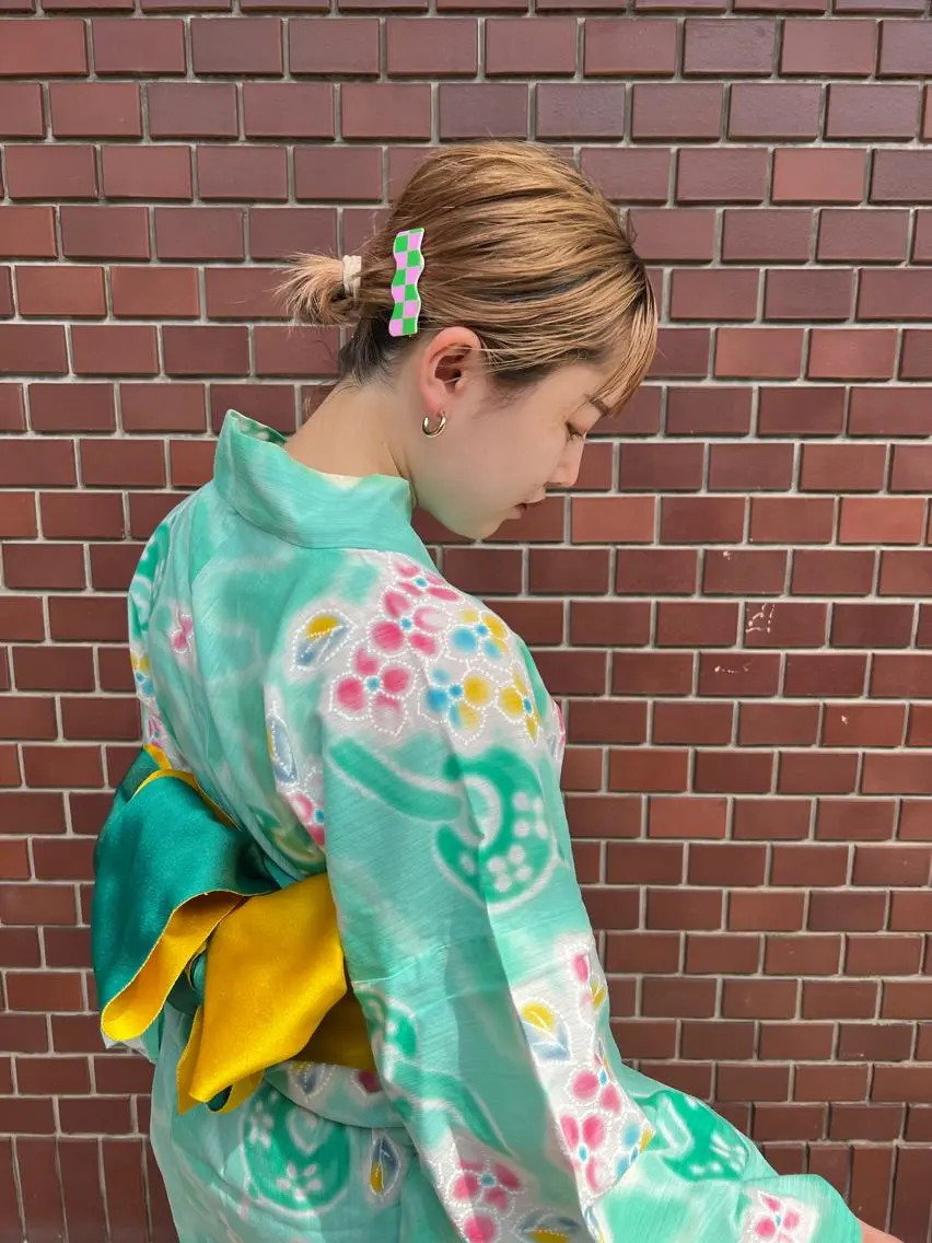 ショート カラー ヘアアレンジ 浴衣 「sumi」 AMIのヘアスタイル
