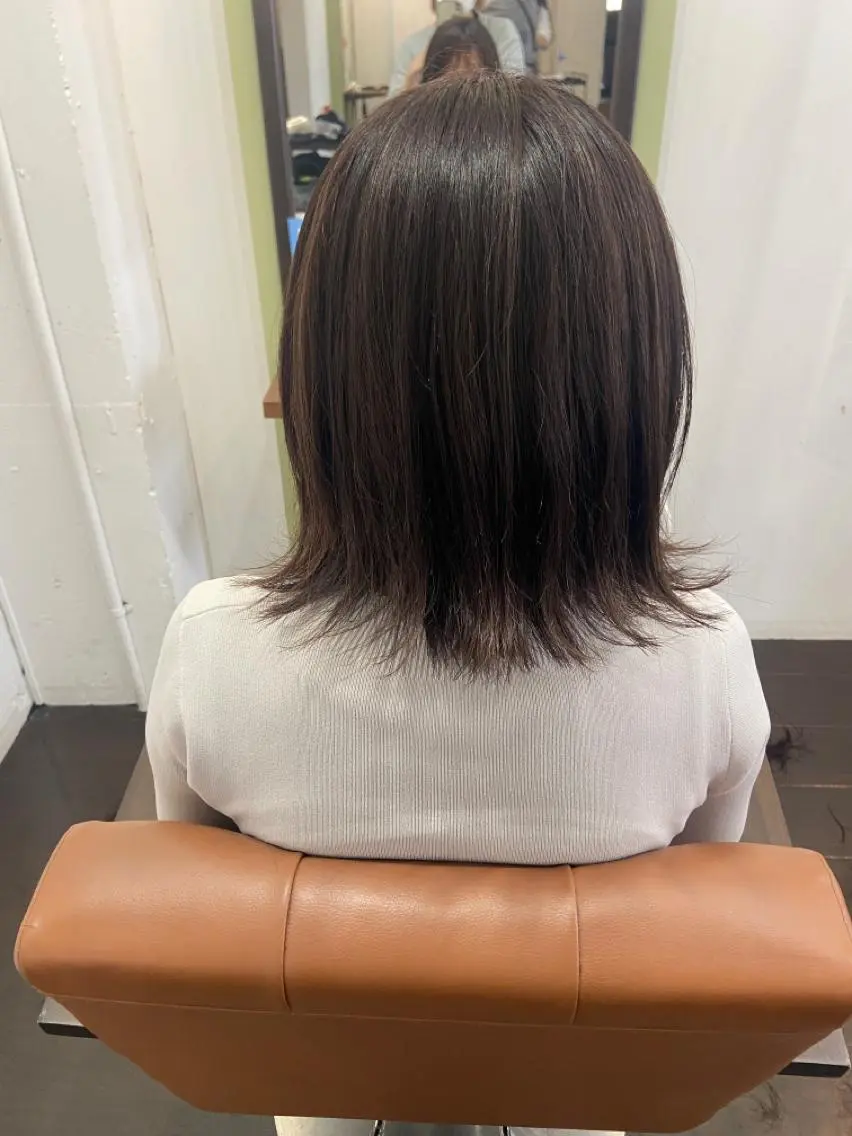 ミディアム カラー パーマ ヘアアレンジ メンズ キッズ ネイル マツエク・マツパ メンズハイライト メンズメッシュ 透明感カラー ハイライトカラー メッシュ 久木原 ゆりのヘアスタイル