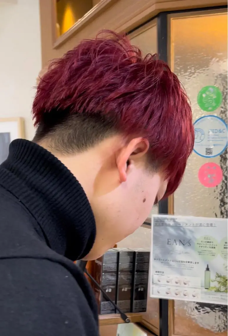 ショート メンズ マンツーマン施術 山口つよしのヘアスタイル