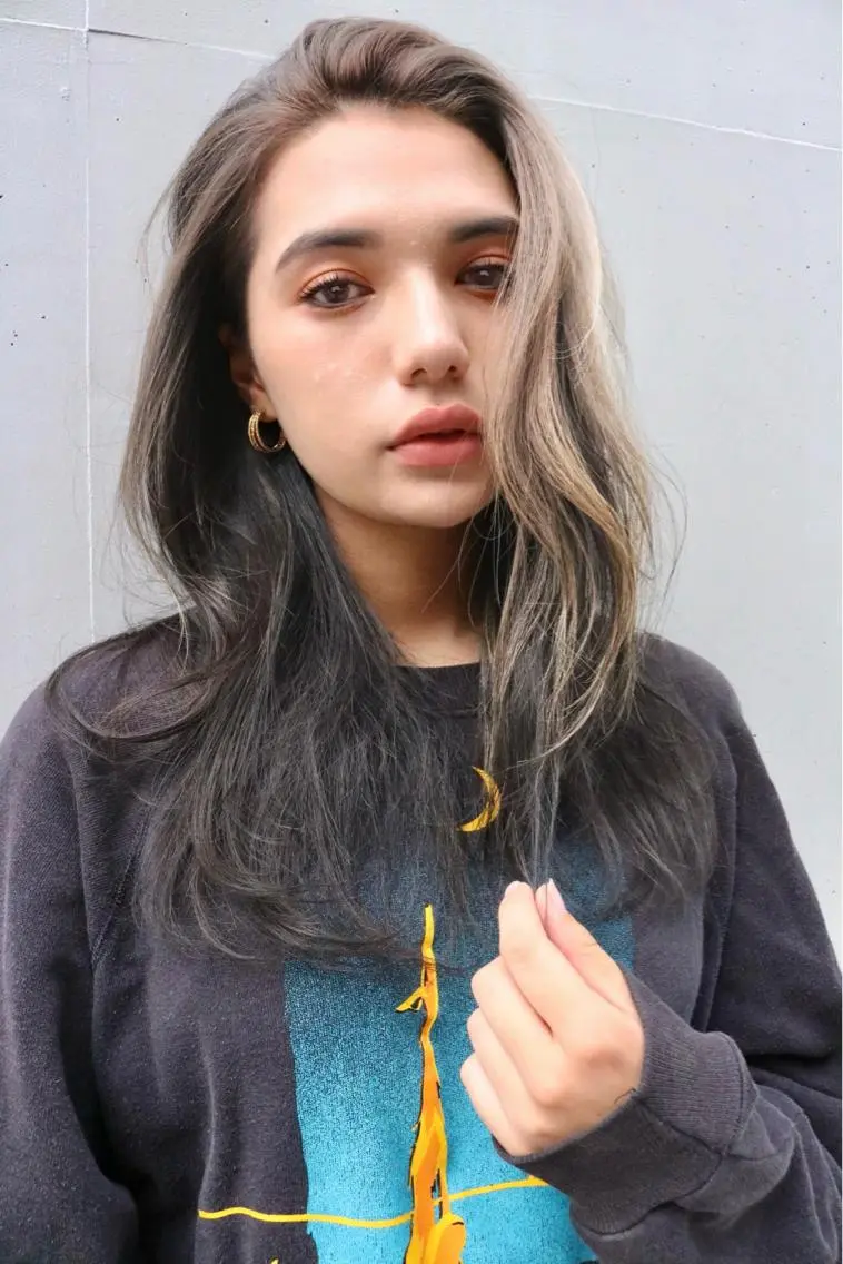 セミロング カラー カット ヘアカラー トリートメント 似合わせカラーパーマ 🌿kitin米川のヘアスタイル