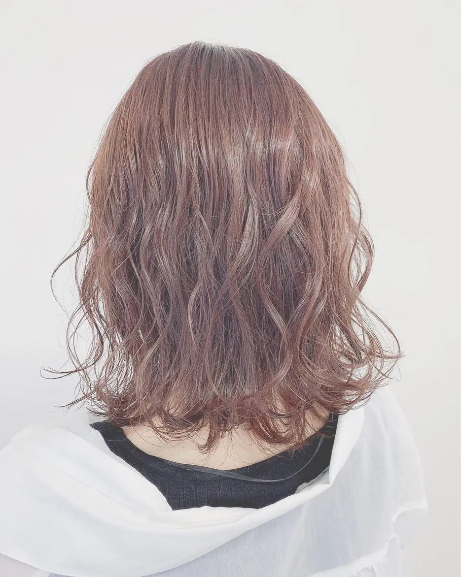 ミディアム カラー 肌に馴染むカラー 梅田・増田のヘアスタイル