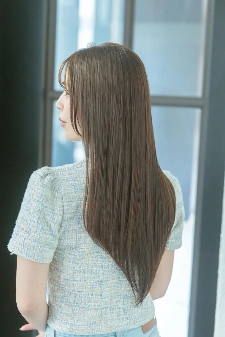 カラー ロング カット 縮毛矯正 トリートメント 似合わせカット 銀座/アライ カズヤのヘアスタイル