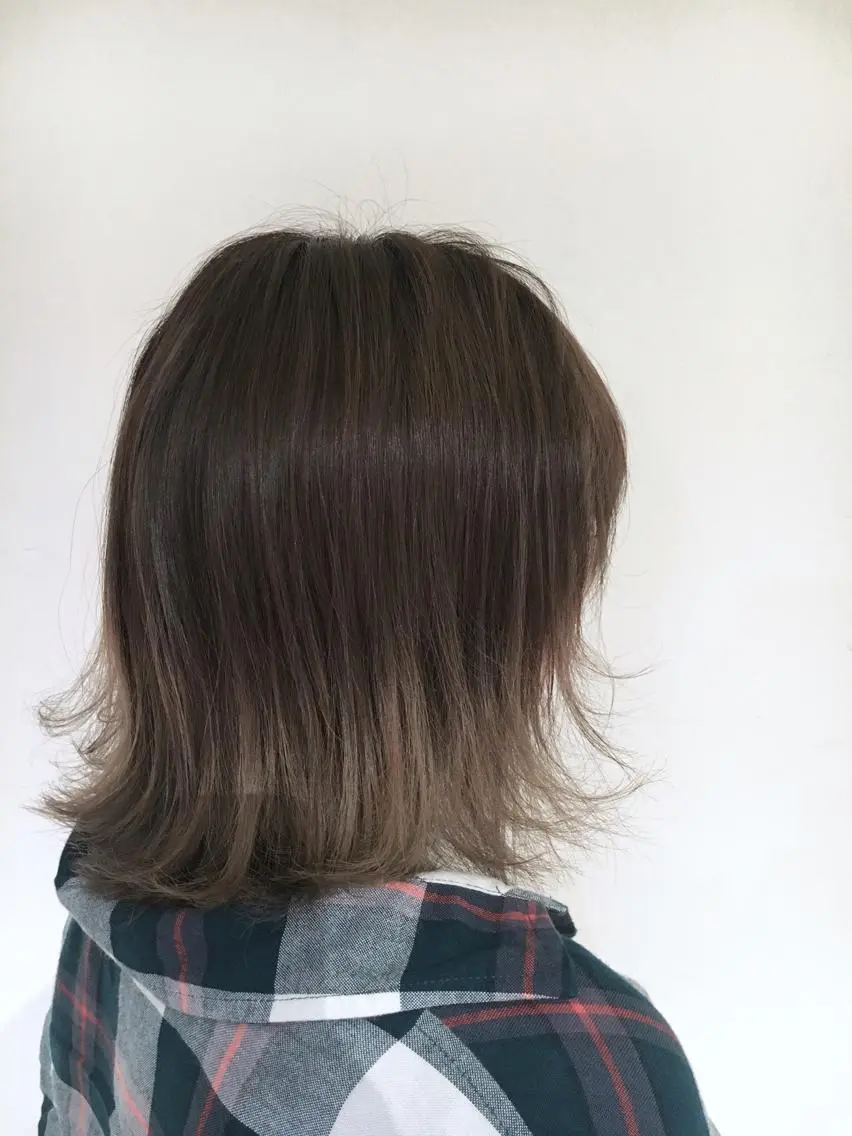 ショート カラー キッズ グラデーションカラー 野崎 ひかりのヘアスタイル
