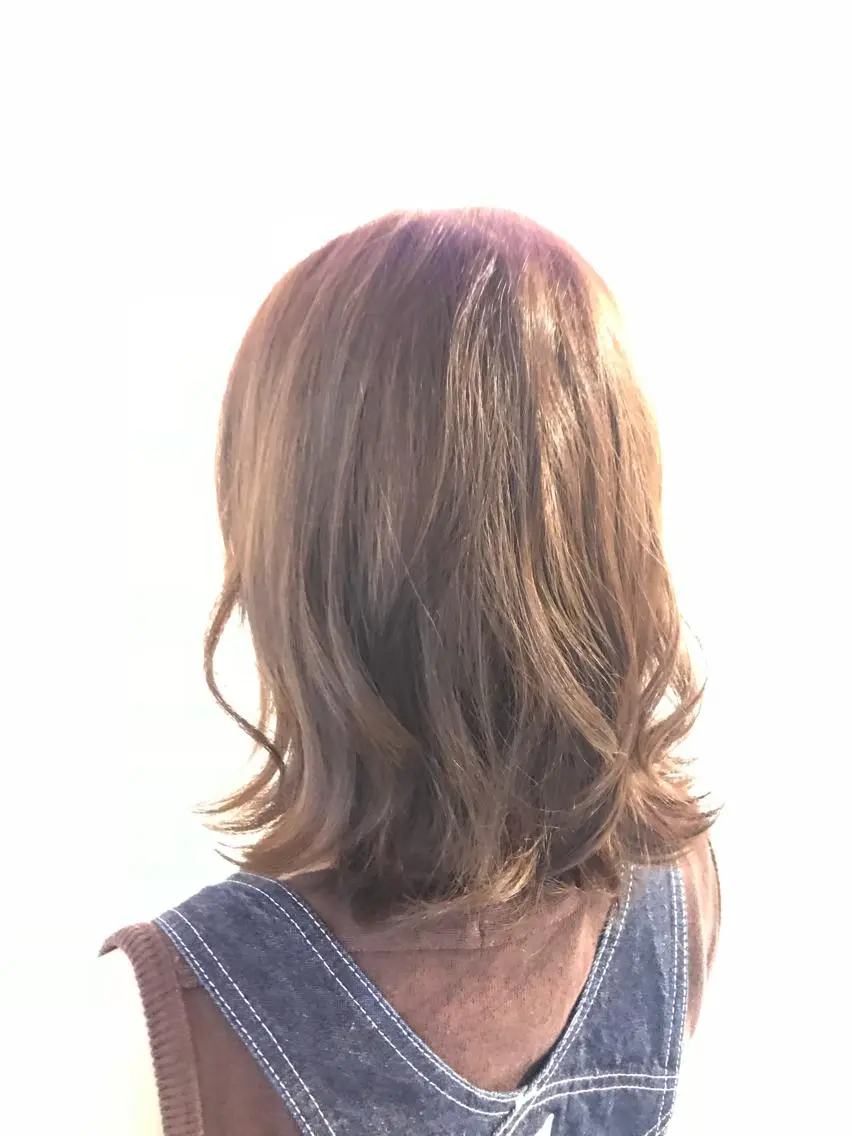 ミディアム カラー エドルカラー グレージュ カット ヘアカラー ☆TAKAMI☆ ☆TAKAMI☆のヘアスタイル