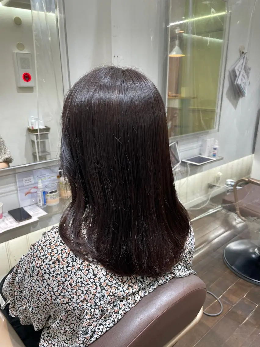 カラー 縮毛矯正 縮毛矯正/レイヤー 🌙児玉光瑠のヘアスタイル