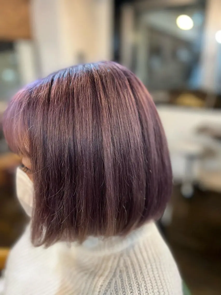 カラー 渋田 ゆかりのヘアスタイル