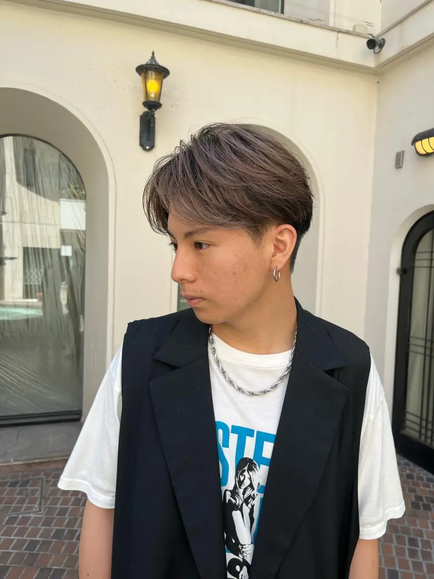 カラー メンズ メンズバレイヤージュ バレイヤージュ カット ヘアカラー トリートメント ✨メンズスタイル✨ Daiのヘアスタイル