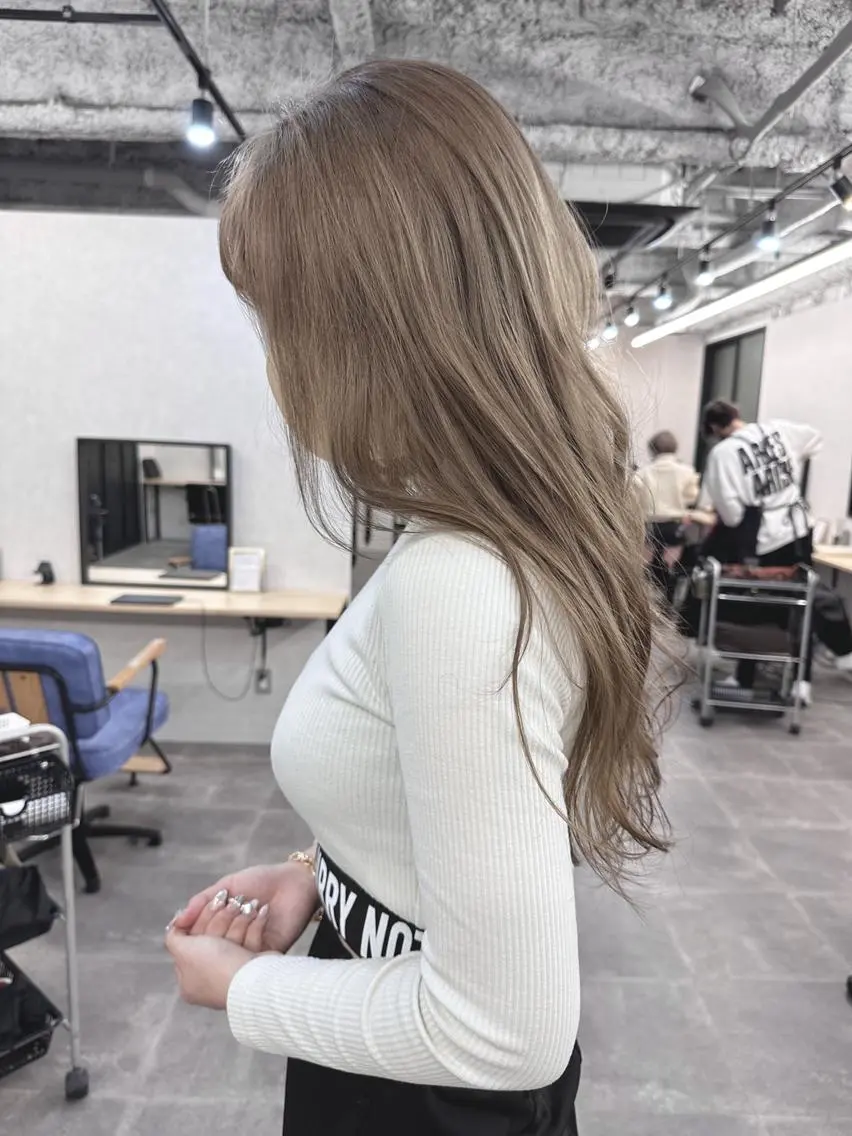 ロング ヘアアレンジ カラー 💎lino _by _ACNE💎 🧸のヘアスタイル