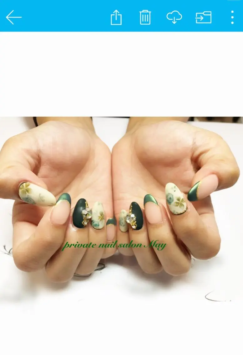 ネイル アートネイル フラワーネイル nailsalon mayのネイルデザイン