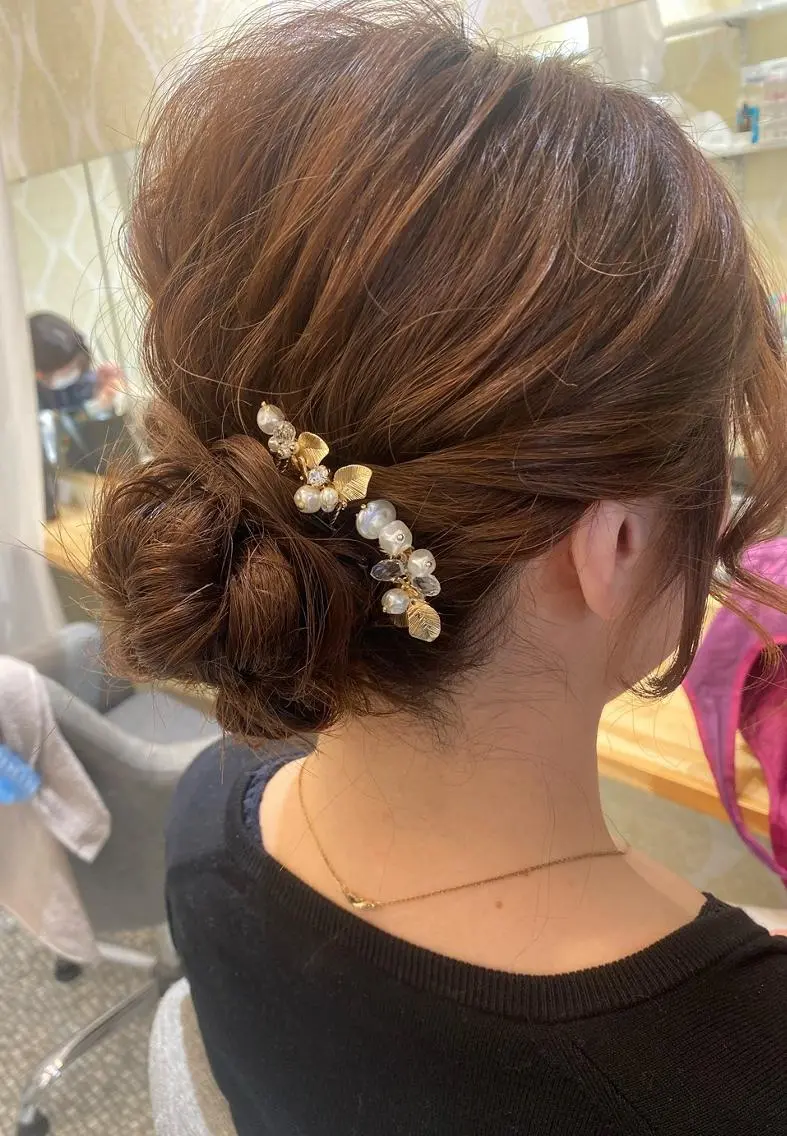 ヘアアレンジ ヘアセット天神駅直結 jrメンバーJUNのヘアスタイル