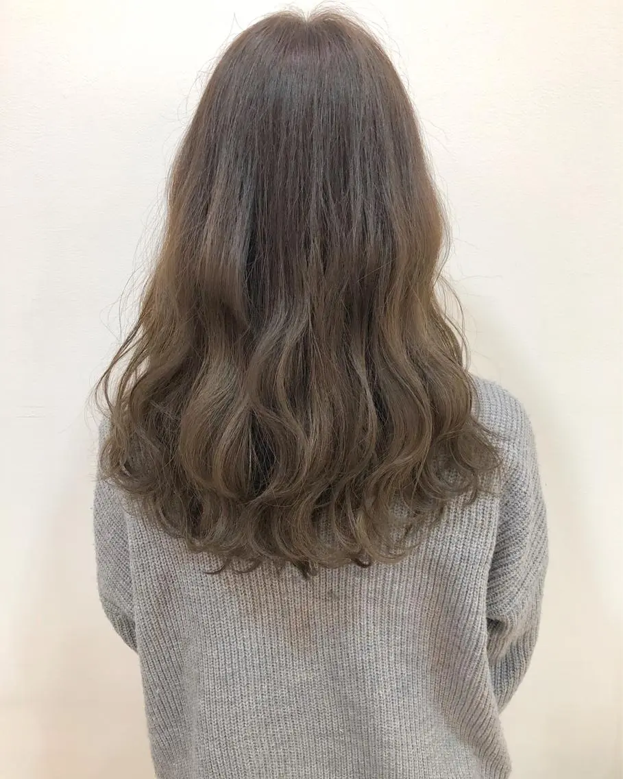 ミディアム カラー 横浜ブリーチムラ直し ハイトーン/ブリーチのヘアスタイル