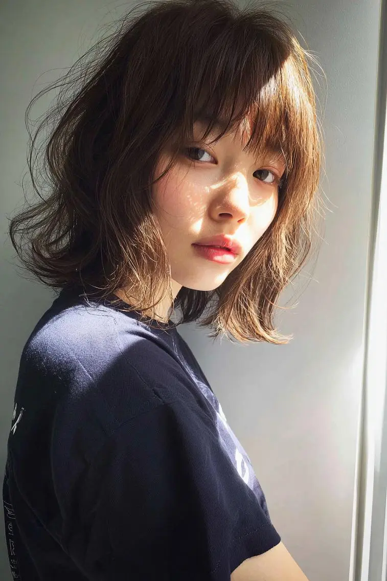 ショート パーマ カラー Luana / 公式 / 大通のヘアスタイル