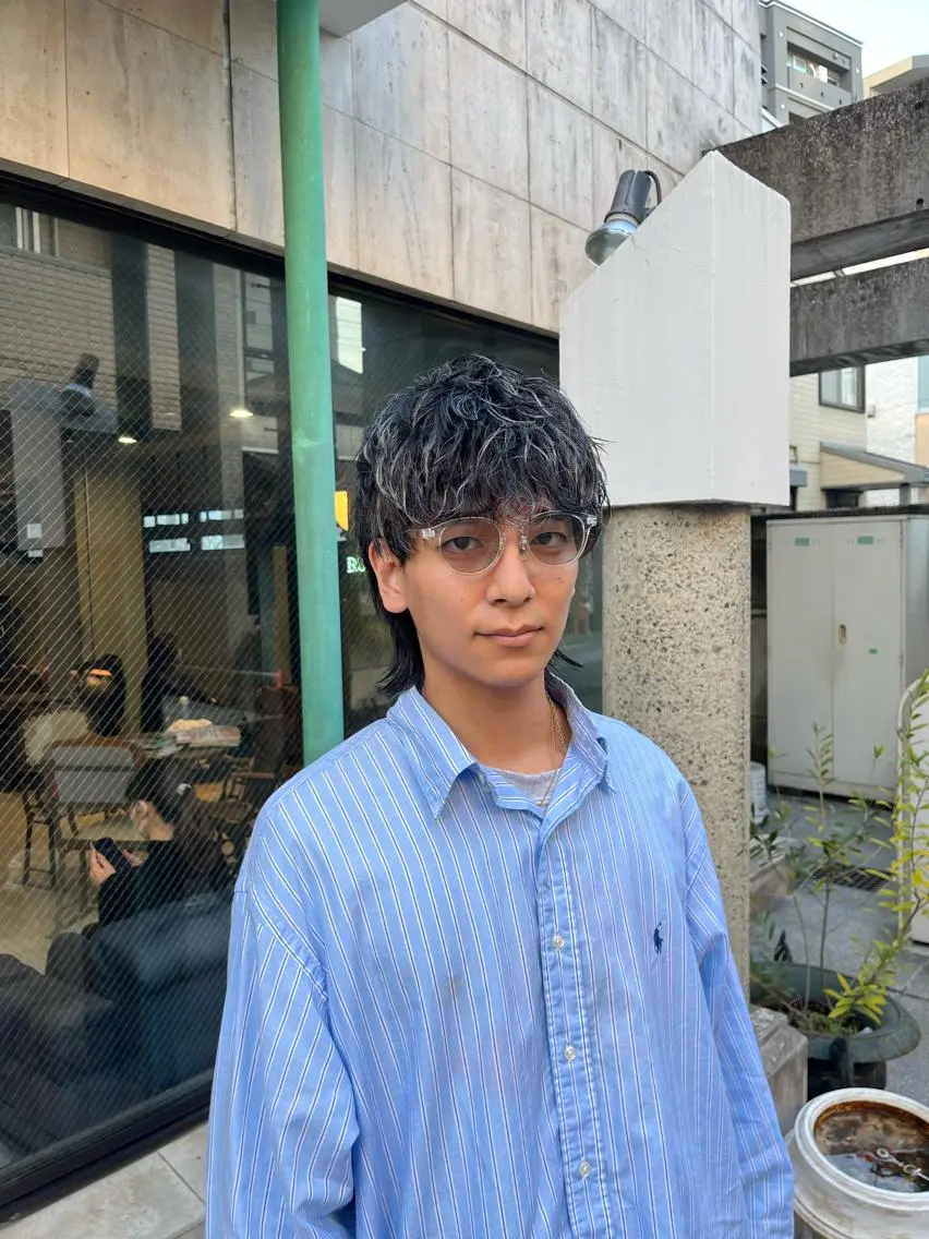 カラー メンズ メンズハイライト メンズメッシュ ハイライトカラー メッシュ カット ヘアカラー トリートメント ✨メンズスタイル✨ Daiのヘアスタイル