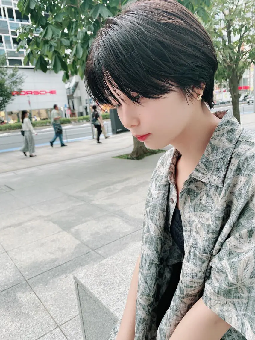 ショート カラー ヘアアレンジ 【代表】 たき〜のヘアスタイル